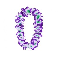 Hawaii ziedu virtene maxi lielziedu violeta/zaļa Hawaii ziedu virtene maxi lielziedu violeta/zaļa