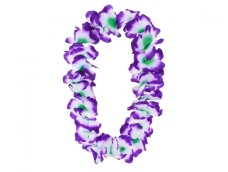 Hawaii ziedu virtene maxi lielziedu violeta/zaļa