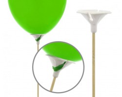 Balonu kociņi, papīra/bambusa, 100 gab.