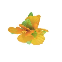 Hawaii sprādze, mini, gaiši zila