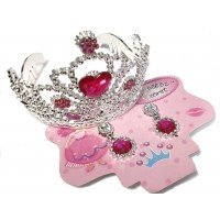 Princešu komplekts - kronis un auskari Princešu komplekts - kronis un auskari