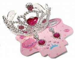 Princešu komplekts - kronis un auskari