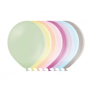 Baloni 13cm,  macaroon mix, BELBAL, 100 gab.