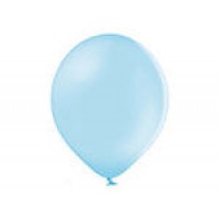 Baloni 29cm, zili,  gaiši, BELBAL, 50 gab.