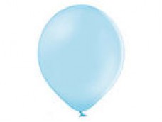 Baloni 29cm, zili,  gaiši, BELBAL, 50 gab.