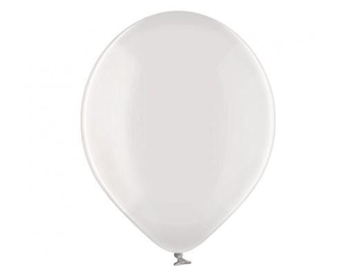 Baloni 29cm, caurspīdīgi, pelēki, "ziepju burbuļi", BELBAL, 100 gab.