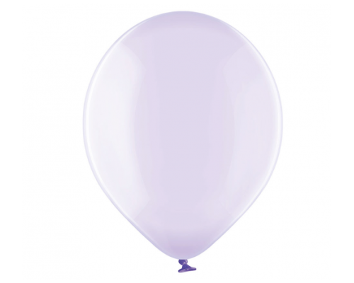Baloni 29cm, caurspīdīgi, lillā, "ziepju burbuļi", BELBAL, 100 gab.