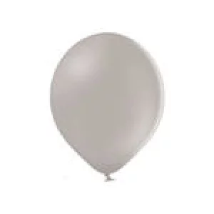 Baloni 26cm, pelēki, gaiši, BELBAL, 50 gab.