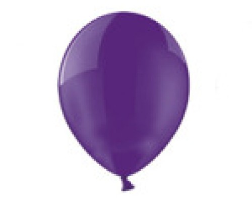 Baloni 29cm, caurspīdīgi, lillā, purpura,, BELBAL, 100 gab.