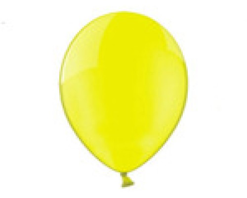 Baloni 29cm, caurspīdīgi, dzelteni, BELBAL, 100 gab.