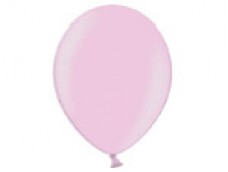 Baloni 29cm, pērļu, rozā, gaiši, BELBAL, 100 gab.