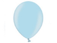 Baloni 29cm, pērļu, zili, gaiši, BELBAL, 100 gab.