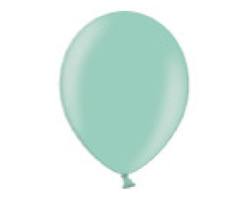 Baloni 29cm, pērļu, zaļi, mint, BELBAL, 100 gab.