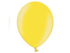 Baloni 29cm, pērļu, dzelteni, citronu, BELBAL, 100 gab.