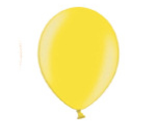 Baloni 29cm, pērļu, dzelteni, citronu, BELBAL, 100 gab.
