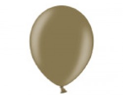 Baloni 29cm, pērļu, brūni, mandeļu, BELBAL, 100 gab.