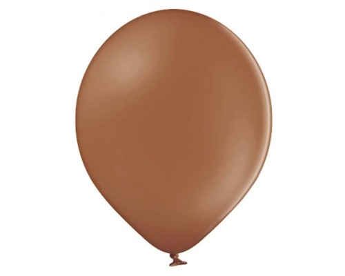 Baloni 29cm, brūni, moka, BELBAL, 100 gab.