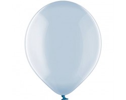 Baloni caurspīdīgi, zili, "ziepju burbuļi", BELBAL, 43 cm