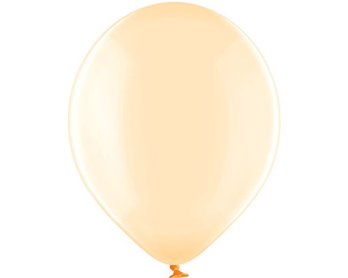 Baloni caurspīdīgi, oranži, "ziepju burbuļi", BELBAL, 43 cm