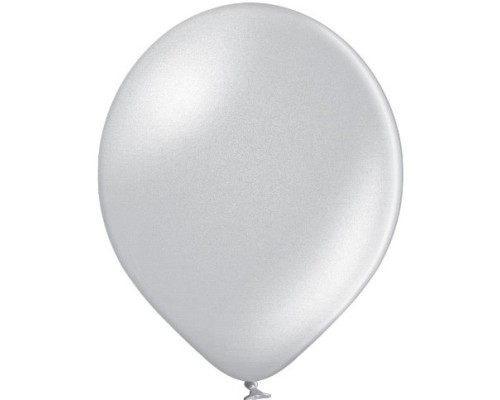 Baloni pērļu, sudraba, BELBAL, 43 cm