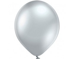 Baloni metāliski, hroma, sudraba, BELBAL, 43 cm