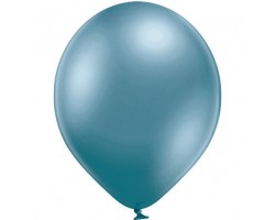 Baloni metāliski, hroma, zili, BELBAL, 43 cm