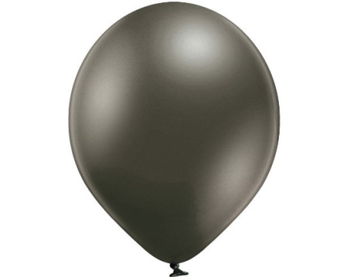 Baloni metāliski, hroma, sudraba, tumši, BELBAL, 43 cm
