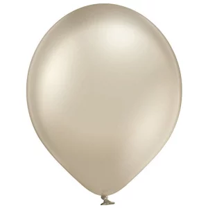Baloni metāliski, hroma, zelta, mandeļu, BELBAL, 43 cm