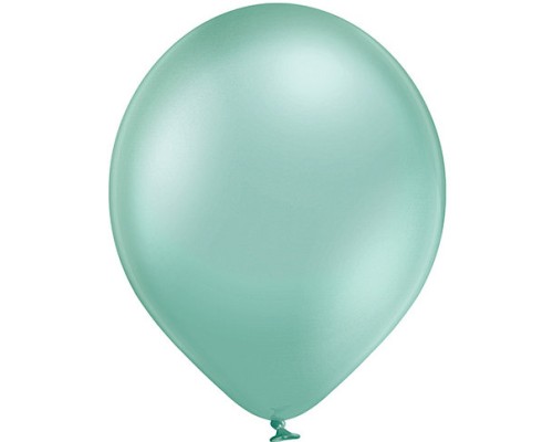 Baloni metāliski, hroma, zaļi, mint, gaiši, BELBAL, 43 cm