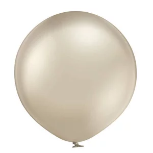 Baloni metāliski, hroma, zelta, mandeļu, Belbal, 60 cm, XL