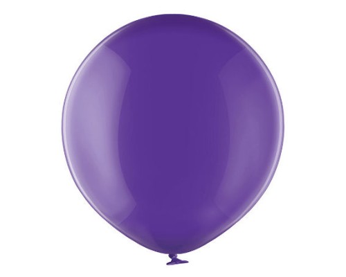 Baloni lillā, purpura, caurspīdīgi, 60cm, BELBAL
