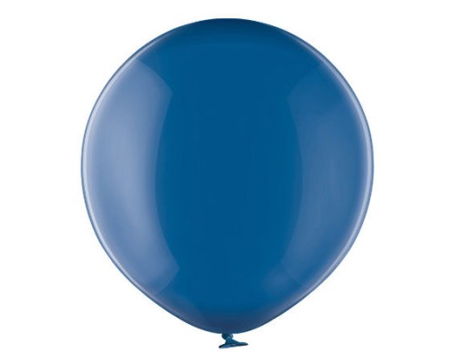 Baloni zili, tumši, caurspīdīgi, 60cm, BELBAL