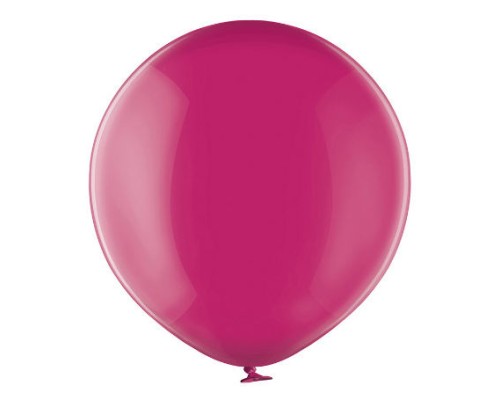 Baloni rozā, fuksiju, caurspīdīgi, 60cm, BELBAL