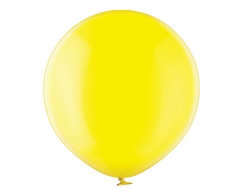 Baloni dzelteni, caurspīdīgi, 60cm, BELBAL