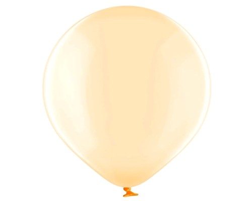 Baloni oranži, caurspīdīgi, "ziepju burbuļi" 60cm, BELBAL