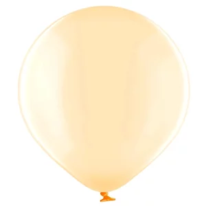 Baloni oranži, caurspīdīgi, "ziepju burbuļi" 60cm, BELBAL