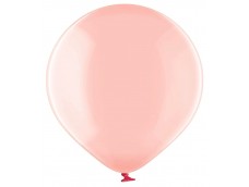 Baloni sarkani, caurspīdīgi, "ziepju burbuļi" 60cm, BELBAL