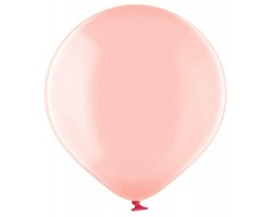 Baloni sarkani, caurspīdīgi, "ziepju burbuļi" 60cm, BELBAL