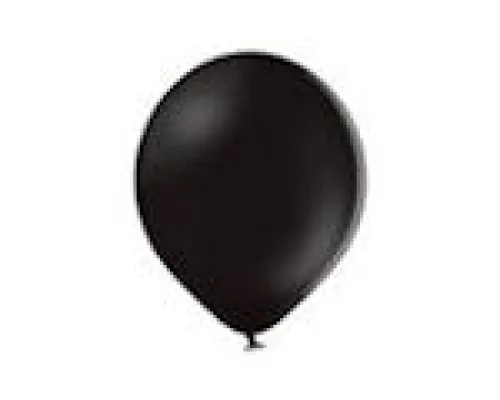 Baloni 23cm, melni, BELBAL, 100 gab.