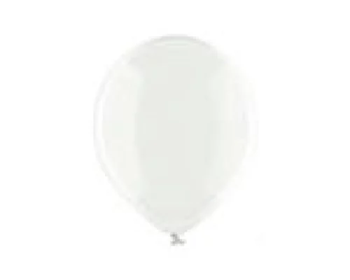 Baloni 23cm, caurspīdīgi, bezkrāsaini, BELBAL, 100 gab.