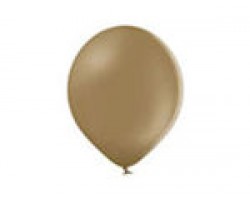 Baloni 23cm, brūni, mandeļu, BELBAL, 100 gab.