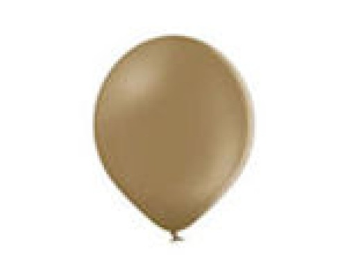 Baloni 23cm, brūni, mandeļu, BELBAL, 100 gab.