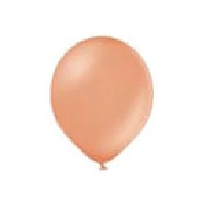 Baloni 26cm, pērļu, zelta, rozā, BELBAL, 100 gab.