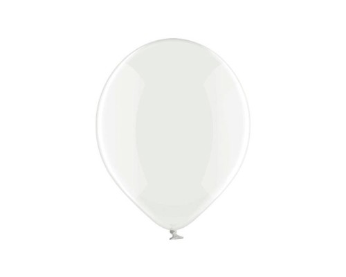 Baloni bezkrāsaini, caurspīdīgi, BELBAL, 13cm
