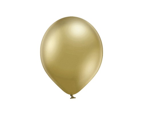 Baloni metāliski, hroma, zelta, Belbal, 13 cm, 100 gab.