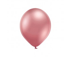 Baloni metāliski, hroma, rozā, Belbal, 13 cm