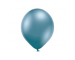 Baloni metāliski, hroma, zili, Belbal, 13 cm