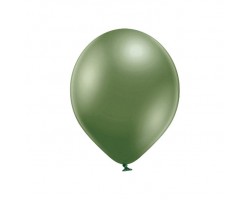 Baloni metāliski, hroma, zaļi, laima, Belbal, 13 cm