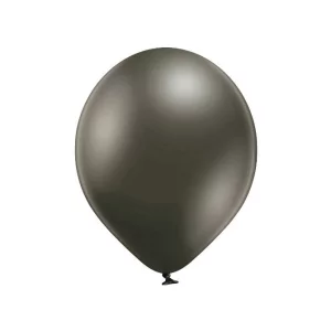Baloni metāliski, hroma, sudraba, tumši, Belbal, 13 cm