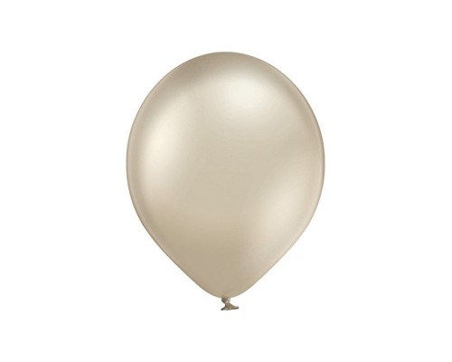 Baloni metāliski, hroma, zelta, mandeļu, Belbal, 13 cm, 100 gab.